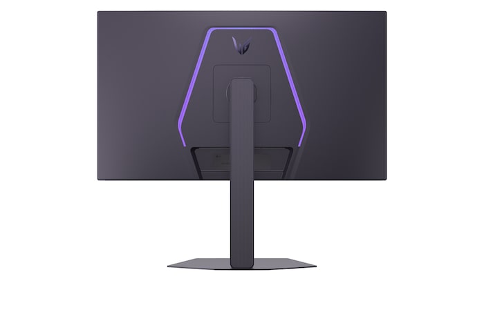 Front view of 27-inch UltraGear evo GM9, Hyper Mini LED Gaming Monitor with Dual Mode (5K 165Hz or QHD 330Hz) (27GM950B)