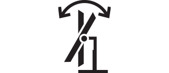 Tilt / Height adjustable icon.