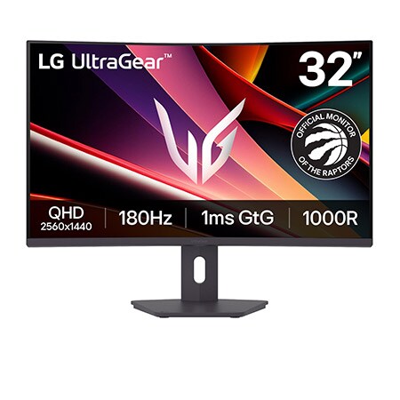 LG UltraGear 32-inch QHD 180Hz 1ms GtG Curved Gaming Monitor