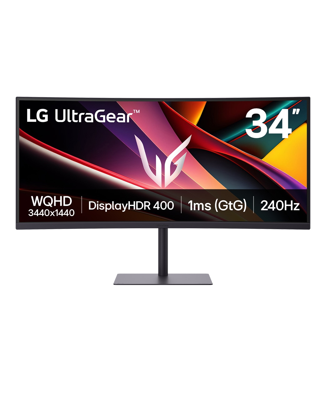 LG UltraGear™ G6 34-inch 240Hz WQHD Gaming Monitor |34G630A with