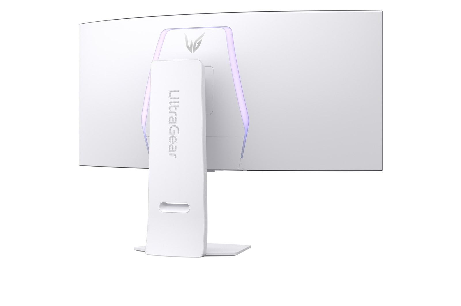 rear perspective view with lights on