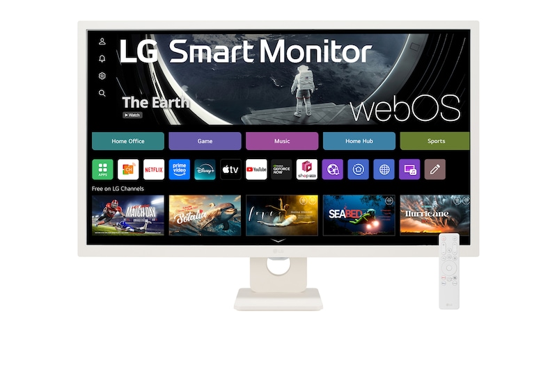 front view with remote control