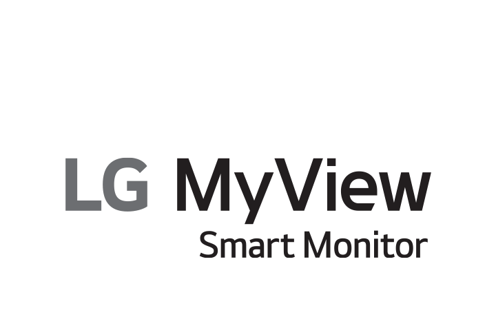 LG MyView Smart Monitor logo.