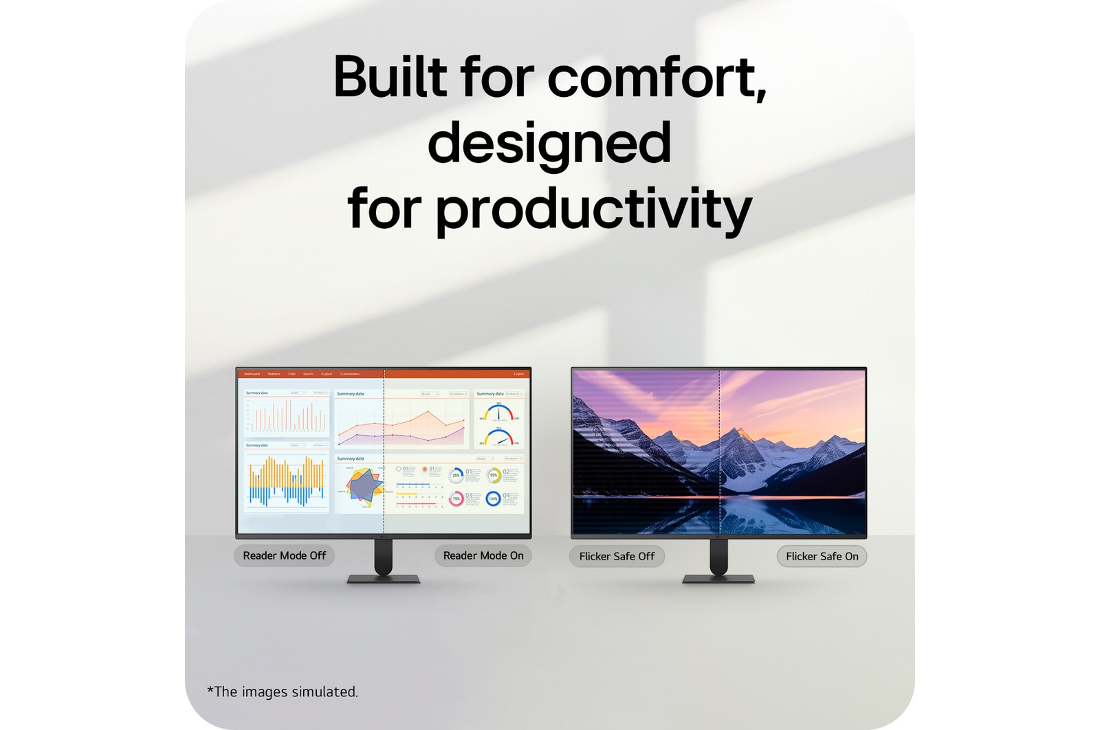 Close-up of LG UltraFine monitor ports including multiple connectivity options