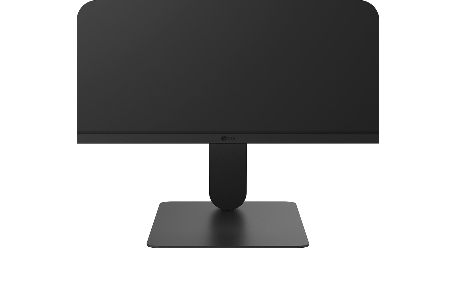 Top view of LG UltraFine monitor highlighting its slim form factor