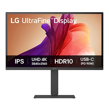 Front view of 31.5" 4K UHD UltraFine™ VA monitor 32U720A-B