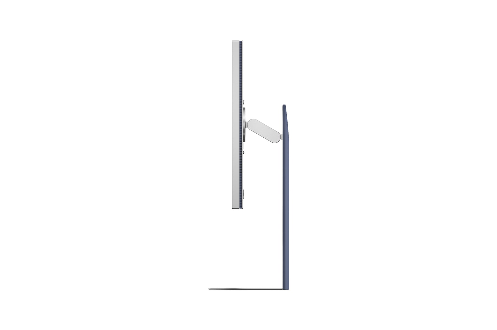 90 degree side view with height extended