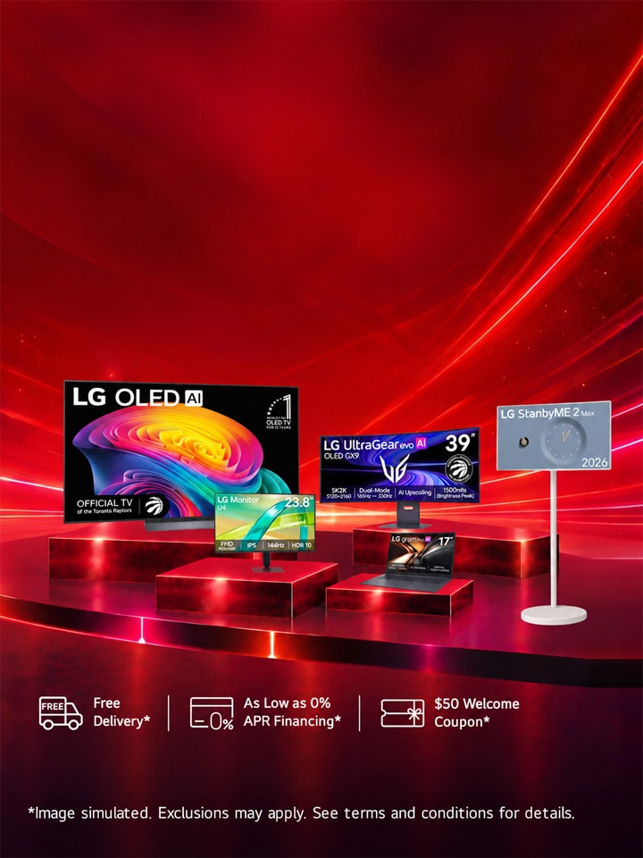 Fall Epic Deal: LG Products Starting at $99.99.