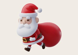 LG 12 Days of Deals Santa