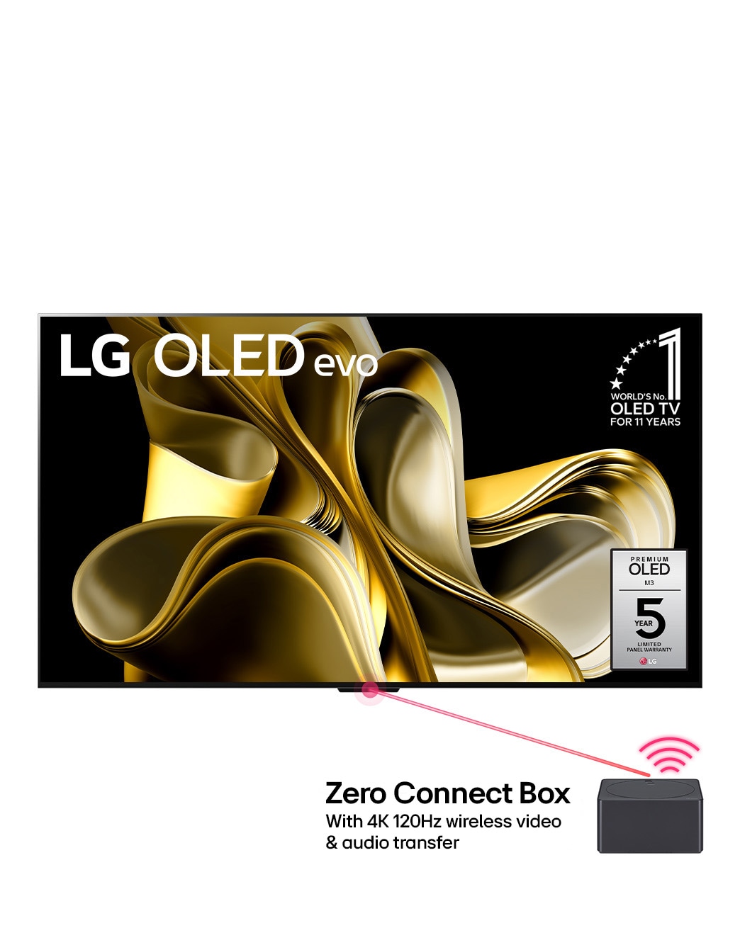 83 inch LG OLED evo M3 4K Smart TV with Wireless Video & Audio Transfer ...