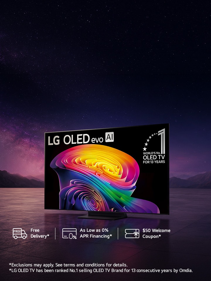 Perfect Black, Perfect Color: OLED TVs starting at $1,199.99