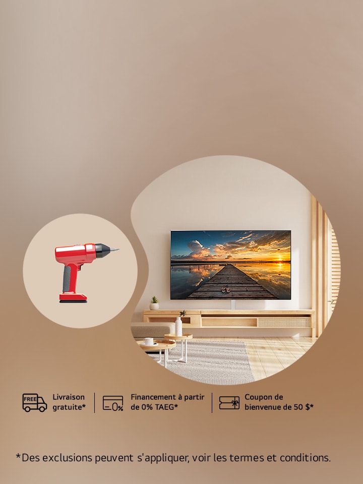 Buy a select LG large TV and get free installation