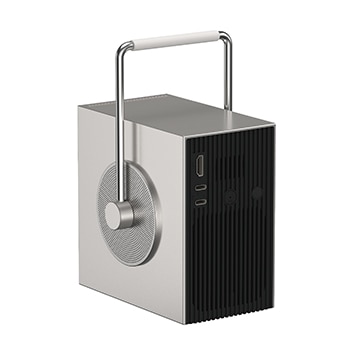 right rear angled view showing ports and ventilation