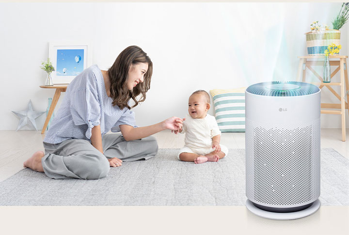 The mother and the baby are together and the product is working