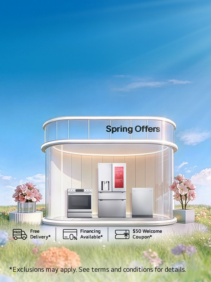 FREE delivery and haul-away on select kitchen appliances, only at LG.ca