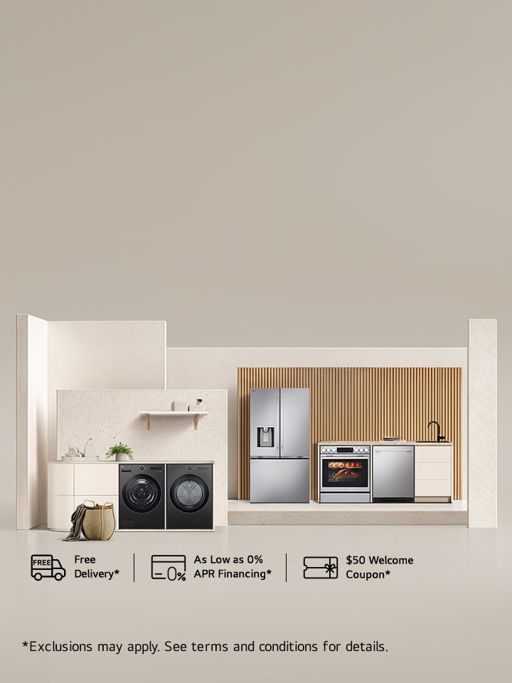 Refresh your home: Extra 5% off 2 or 10% off 3+ on select appliances. 10% member discount applied & free delivery on 2+.