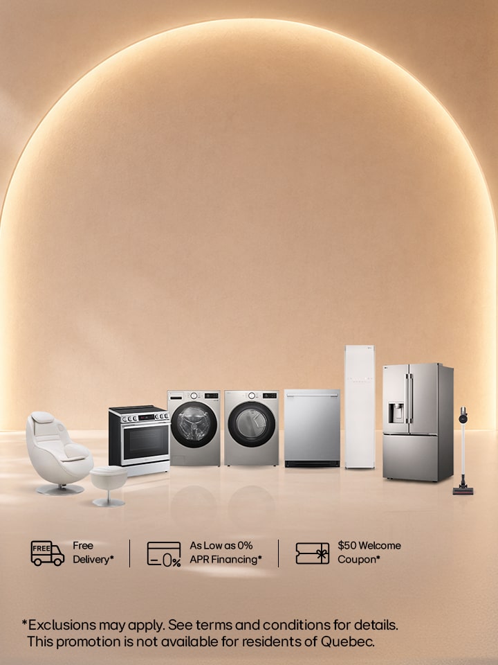 September Member Offer: Get up to an extra 15% off on appliances. 10% member discount + free delivery on 2+ appliances.