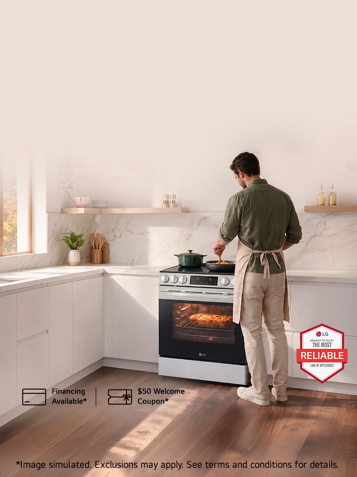 LSEL6333XE: Bring home LG slide-in range for just $1,399.99. Our lowest price of the year!