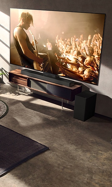 A image of LG SoundBar with OLED C Series