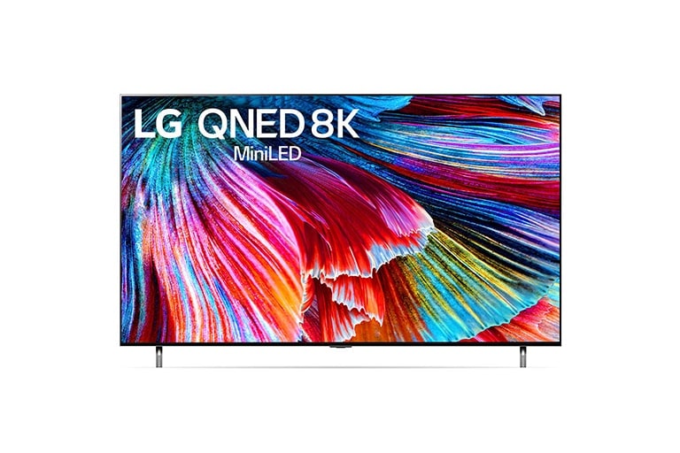 A product image of QNED 8K TV.