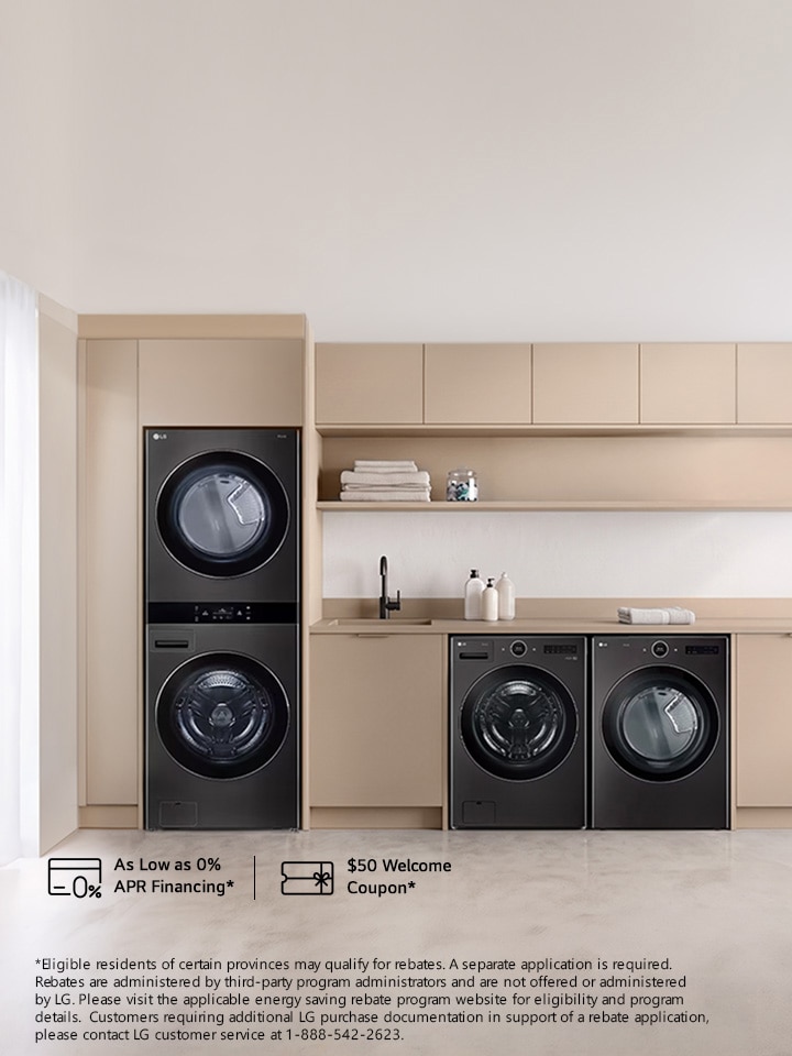 Bundle & Save: Save $100 on select laundry pairs. Plus, qualify for additional energy saving rebates!