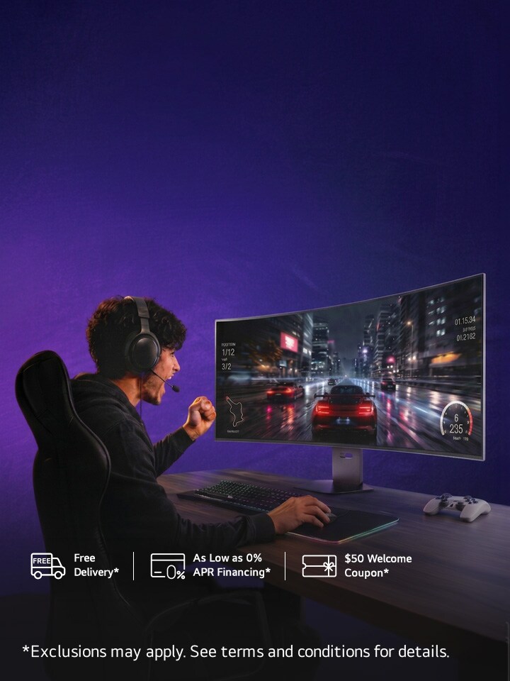Back-to-School: Ace Your Classes. Own Your Games. 144Hz+ refresh rates and vivid HDR on every UltraGear™ monitor.