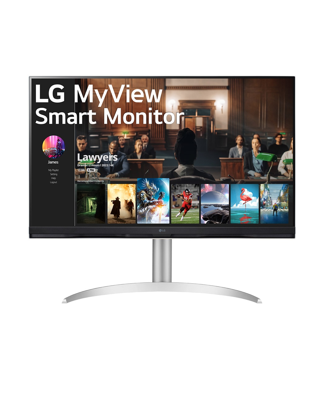 【完動・美品】LG Smart Monitor 32インチ｜32SQ730S-W 32