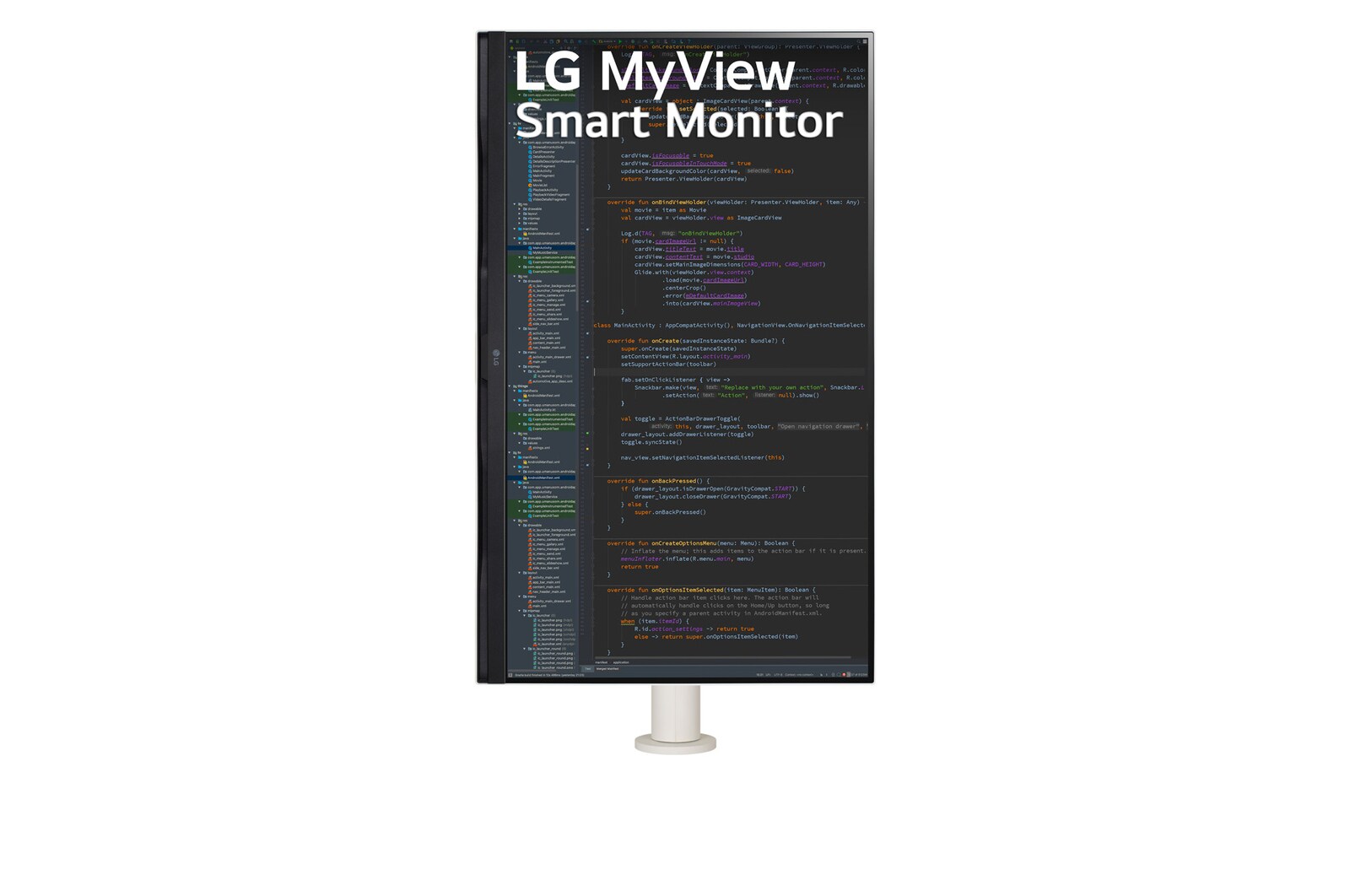 LG 32" 4K UHD Smart Monitor with webOS and Ergo Stand, 32SQ780S-W