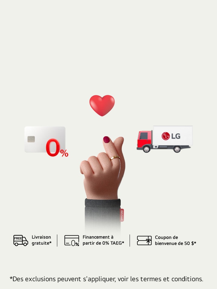 Financement à partir de 0 % et livraison gratuite sur certains ordinateurs portables LG gram