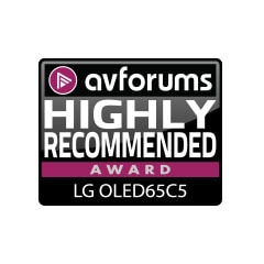 Logo du prix fortement recommandé par AVForums.