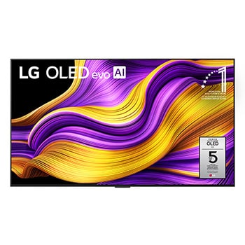 Vue arrière du téléviseur Smart TV LG OLED evo AI G5 4K.
