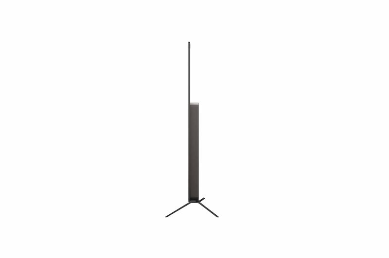 Vue latérale du téléviseur Smart LG OLED IA B5 4K.