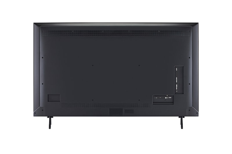Vue arrière du téléviseur LG QNED evo qned91.