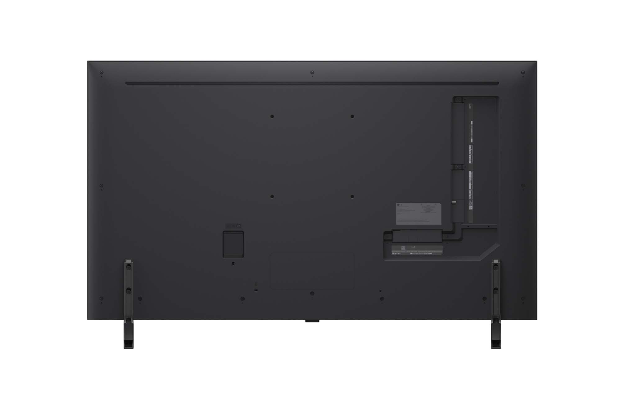 Vue arrière du LG QNED80 TV