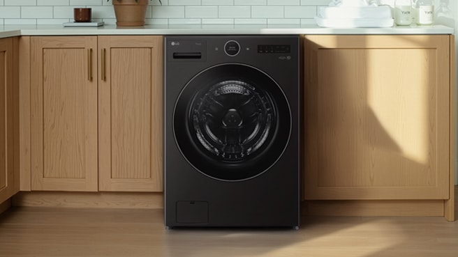 Prise de vue produit de la machine à laver