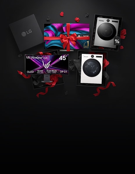 Images présentant les appareils électroménagers LG	