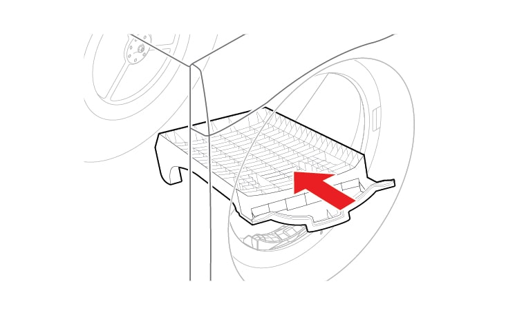 Placez la trousse de superposition pour sécheuse dans le tambour