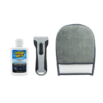 Vue avant de Kit de nettoyage LG pour Surface de cuisson et Four AAA77250710