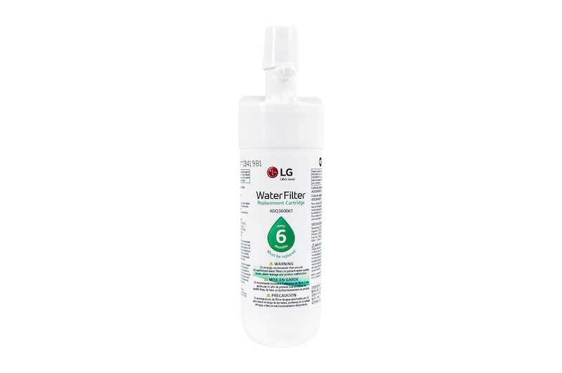 Vue avant de Filtre à eau pour réfrigérateur LT700P (6 mois, NSF) AGF80300702