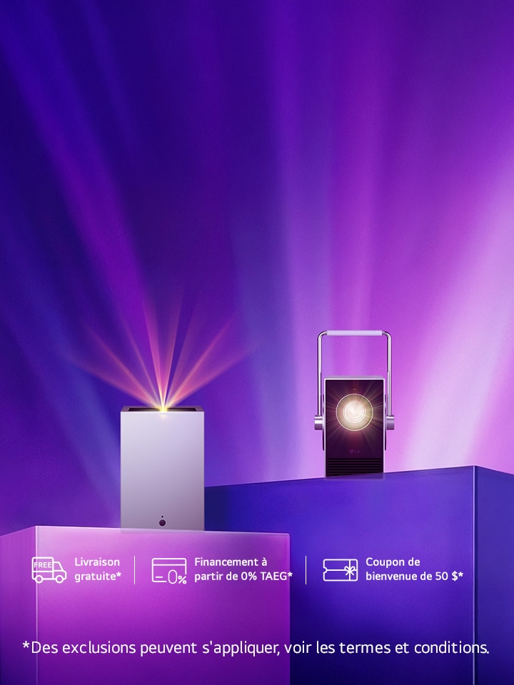 Le grand écran commence avec CineBeam Q et S : Nouveau prix réduit à partir de 1 199 $