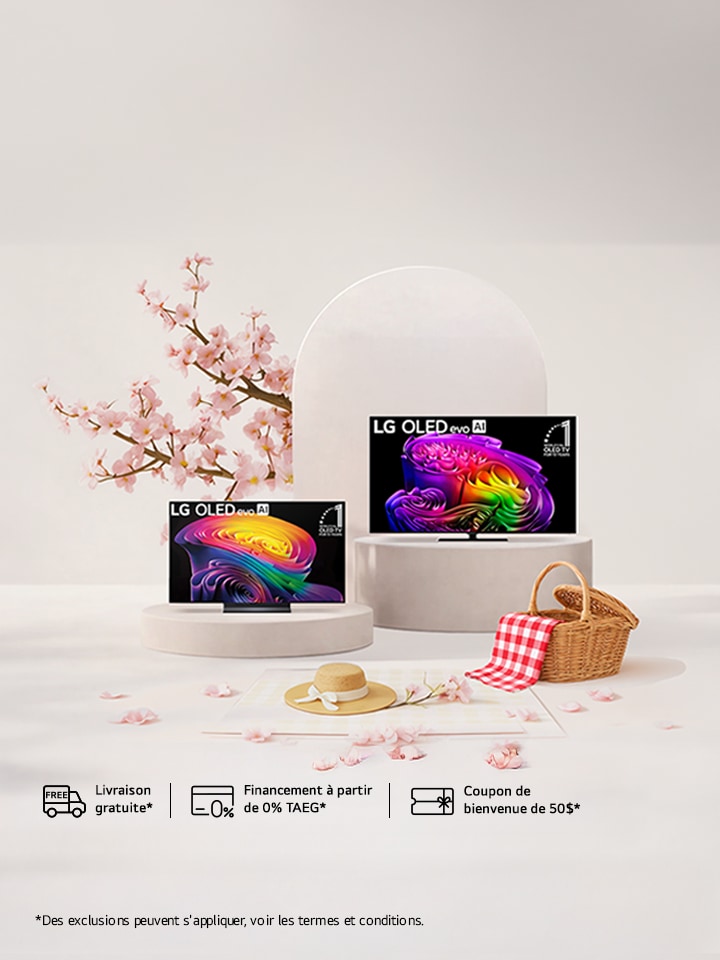 Offre exclusive aux membres. Faites fleurir vos économies : Profitez de 5 % de rabais sur les téléviseurs OLED!