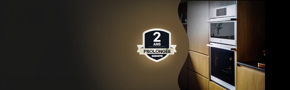 Conçus pour durer. Garantie prolongée de 2 ans offerte. Enregistrez vos nouveaux appareils encastrables LG admissibles.
