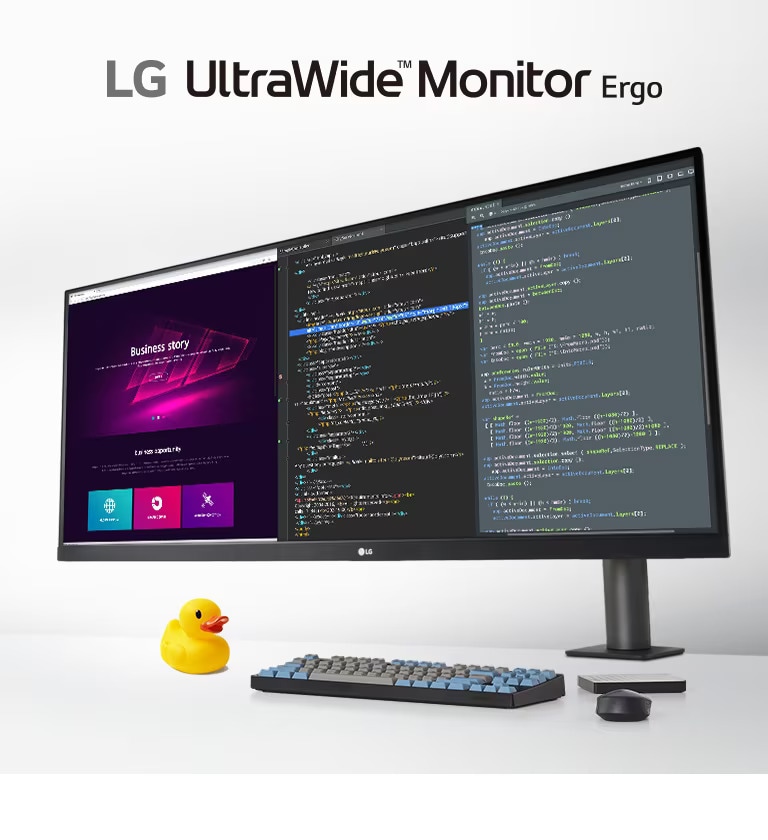 Moniteur ultra-large Ergo de LG, Moniteur UltraFineMC Ergo de LG et UltraGearMC Ergo de LG