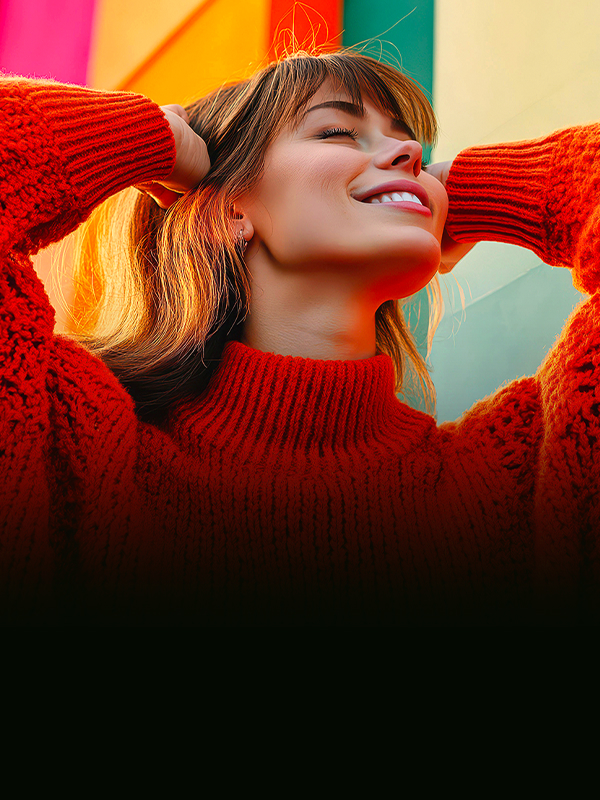 Images LG TV comparant scène de portrait côte à côte, illustrant l'amélioration HDR10 Pro de luminosité et contraste.