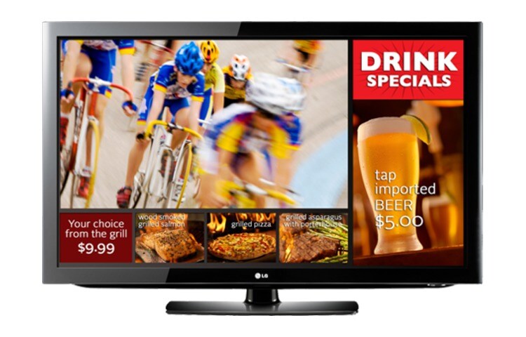 Vue avant de EzSign LCD TV 42LD452B