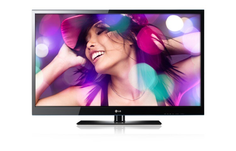 Vue avant de Téléviseur commercial à plasma TVHD classe 50 po (diagonale de 50 po) avec écran panoramique et résolution HD intégrale 50PK550C