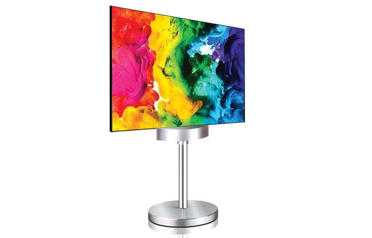 Vue avant de Écran OLED à double affichage, catégorie des 55 po (48,3 po) en diagonale 55EH5C