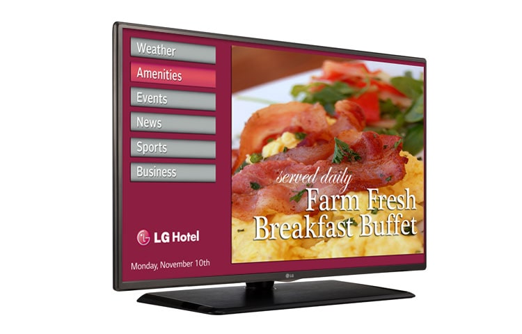 LG Catégorie des 47 po, téléviseur à DEL Slim Direct de qualité supérieure avec Pro:Idiom MD intégré (diagonale de 46,96 po), 47LY570H