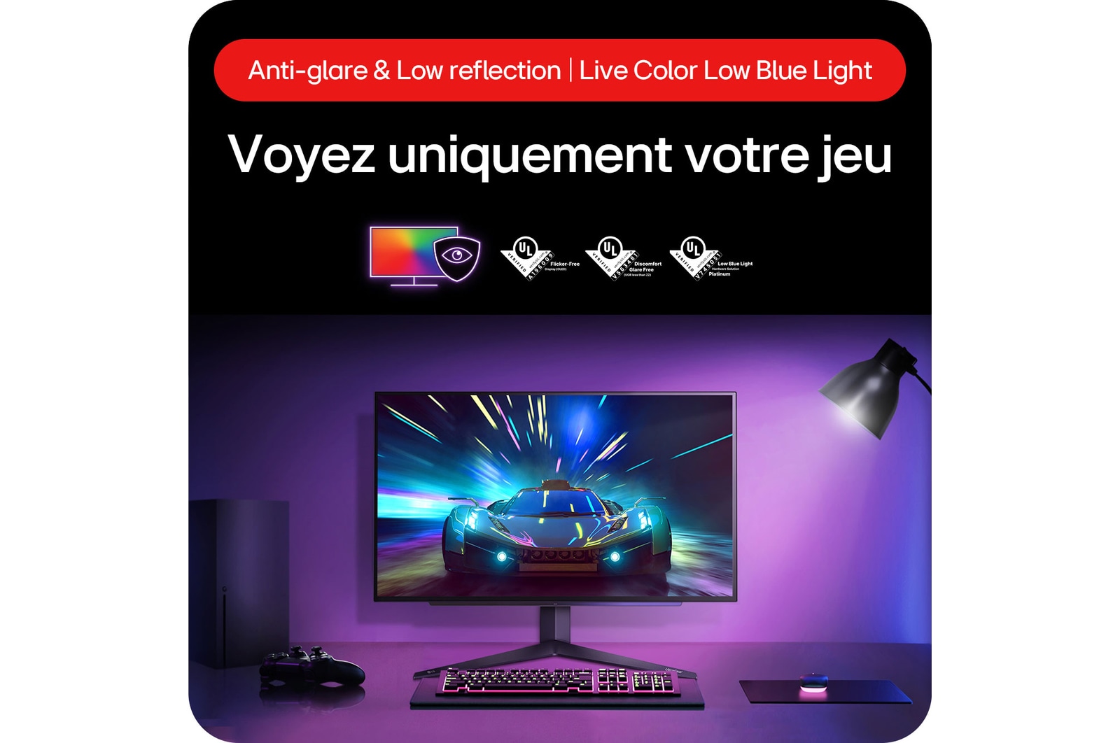 Moniteur de jeu UltraGearMC OLED de 27 po | technologie DisplayHDR
