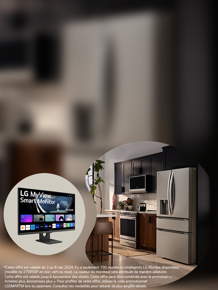 Recevez un moniteur 27 po en achetant 2 gros appareils ou plus*